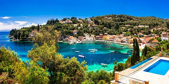 summer,holiday,in,greece,-,picturesque,loggos,village,in,paxos