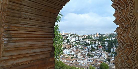 Granada - L'Albayzin dall'Alhambra