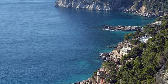Capri: Veduta della costa dal Belvedere di Trafara
