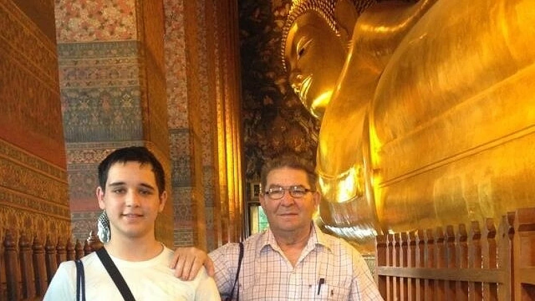 a bangkok con il nonno
