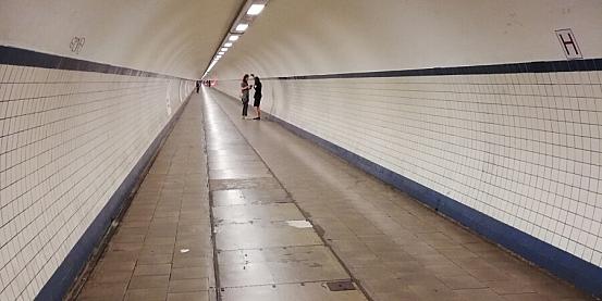 Anversa. Il tunnel