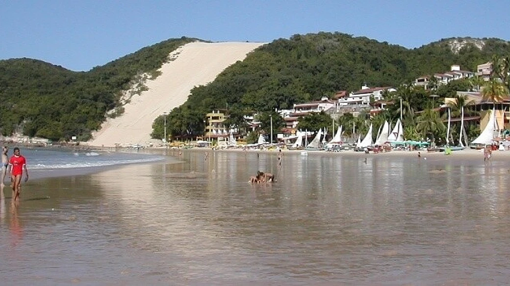 in brasile con due bambini