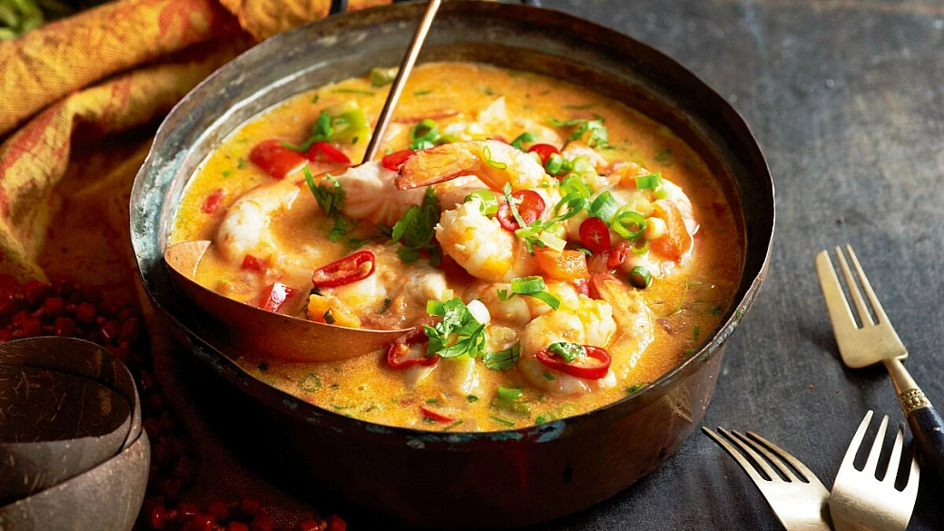 moqueca di gamberi pernambucana