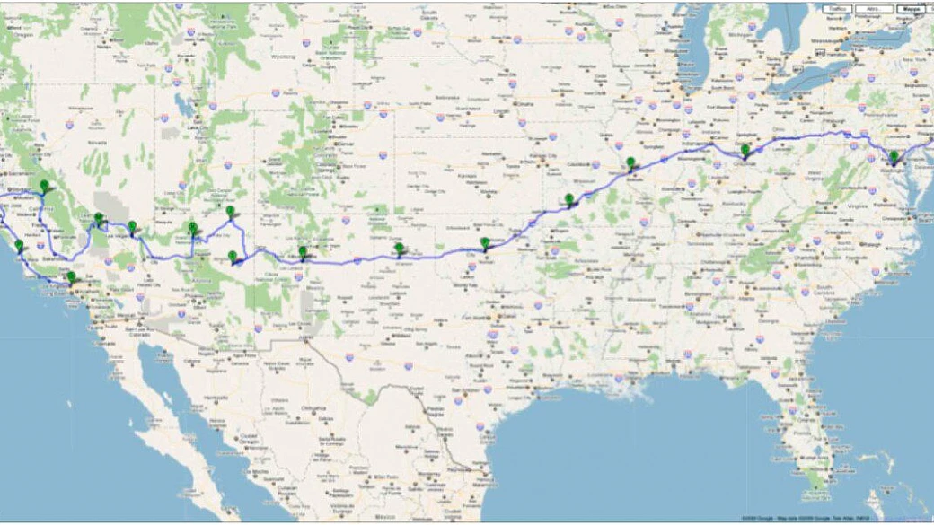 usa 2010, dall'atlantico al pacifico