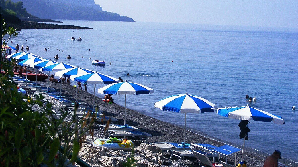 al mare a cavallo di tre regioni d'italia