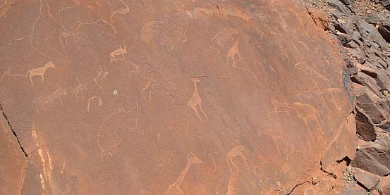 petroglifi, twyfelfontein, namibia