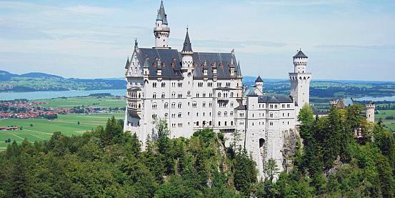 neuschwanstein: la più famosa delle vedute dei più famoso dei castelli