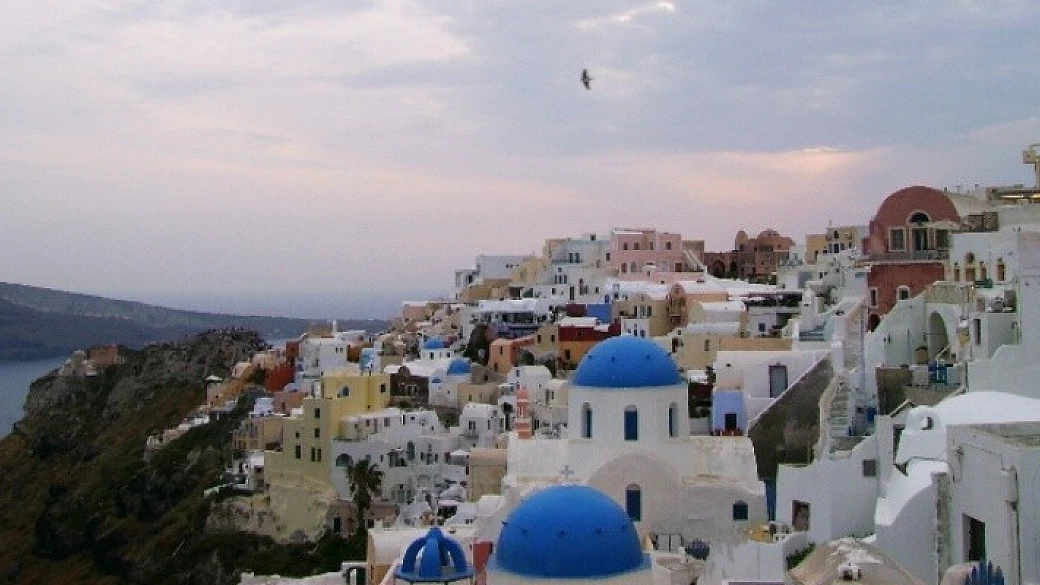 il bianco e il blu di paros, santorini, folegandros e milos