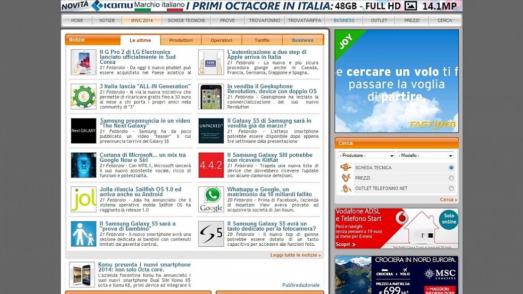 telefonino.net protagonista al gsma mobile world congress 2014