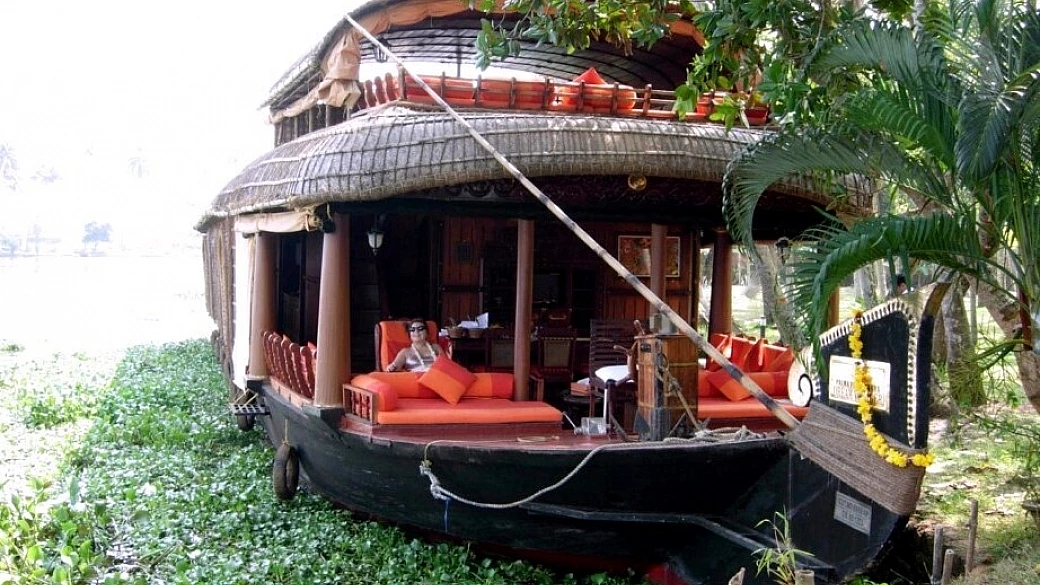 in kerala in house-boat!