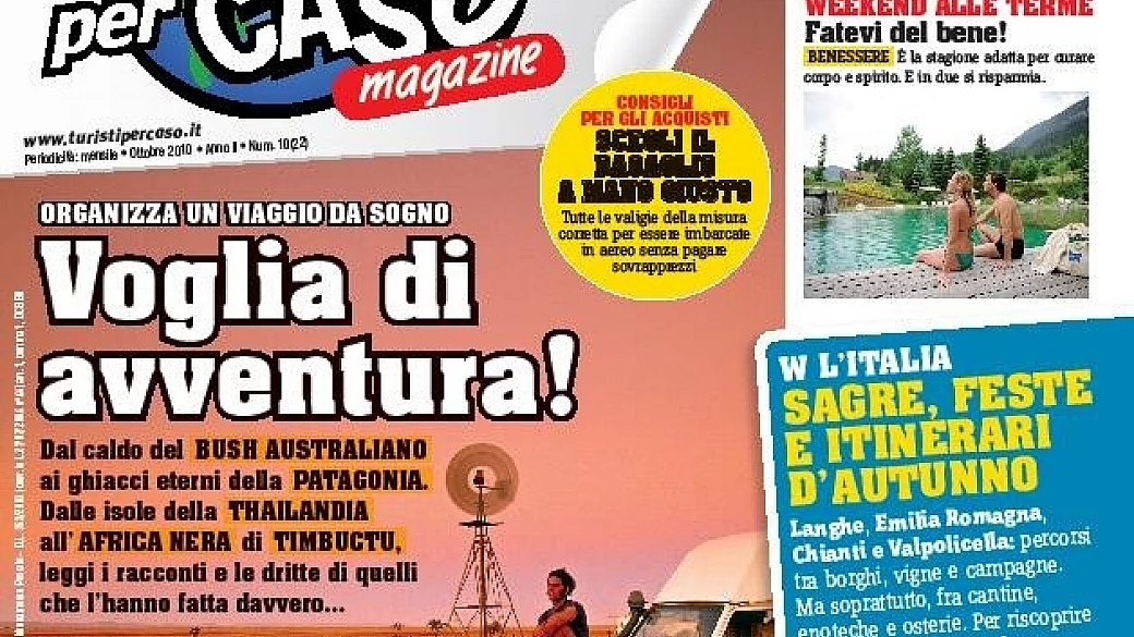 in ottobre sogna le grandi avventure!