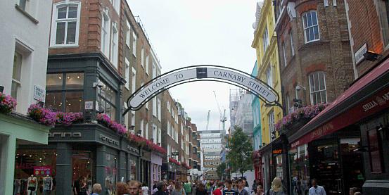 Londra, la vivace Carnaby Street
