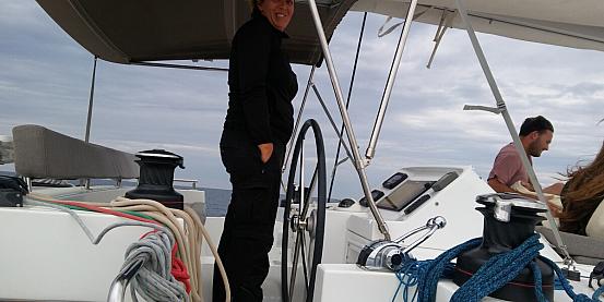 norma: skipper “capitano”del suo lagoon 450
