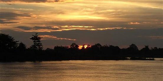tramonto sul Makong