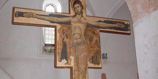 Croce greco-bizantina nella Chiesa di S. Maria a Mare