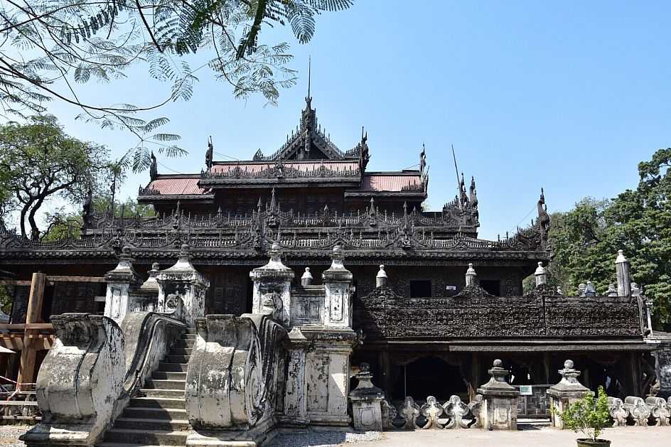 shwenandan monastery, mandalay