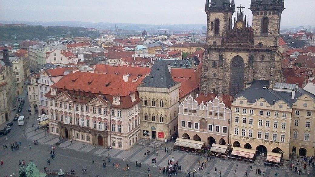 a praga per il 10° anniversario di fidanzamento