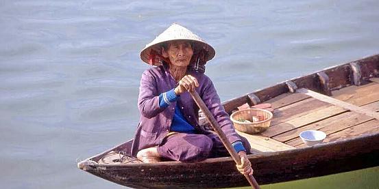 sampan sul mekong