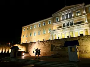 piazza syntagma e il parlamento