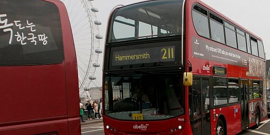 london eye & bus a due piani