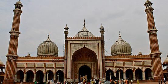 la moschea Jama Masjid a delhi