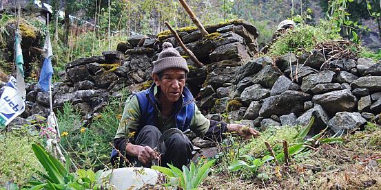 contadino nepalese