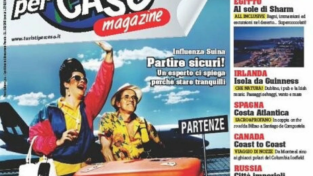 e' in edicola turistipercaso magazine di agosto!