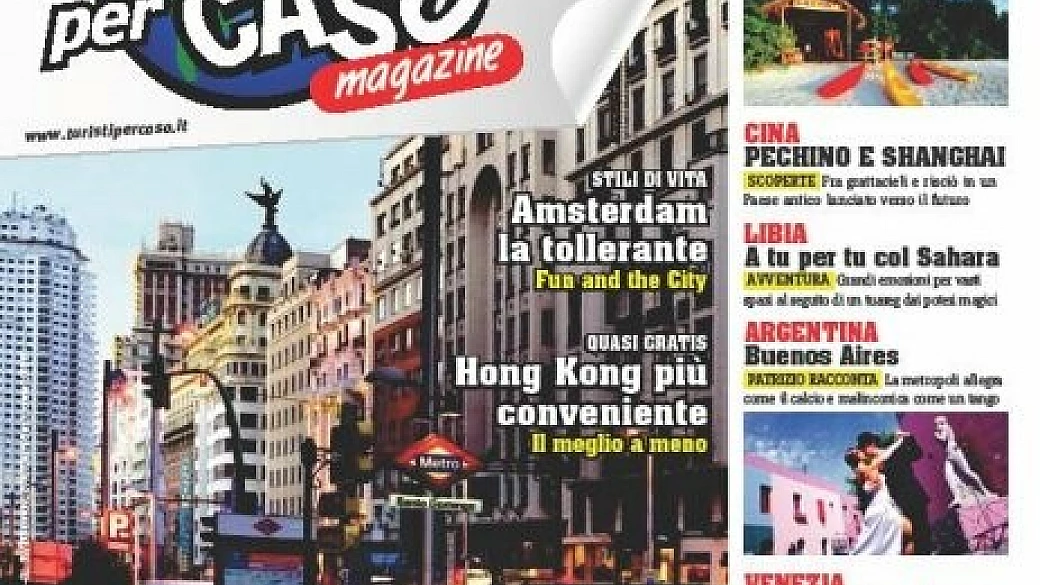 È in edicola turistipercaso magazine di gennaio!