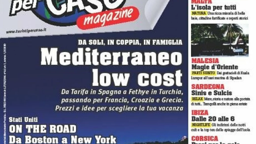 È in edicola turistipercaso magazine di giugno!