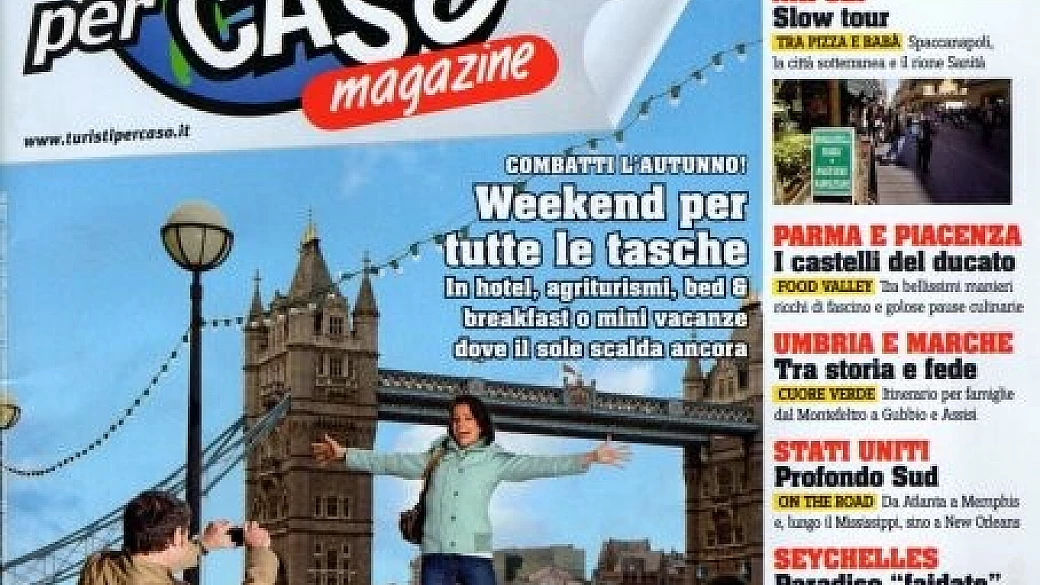 È in edicola turistipercaso magazine di ottobre!