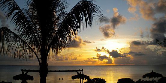 eleuthera, isole bahamas, poco prima dell'uragano irene - 23 agosto 2012