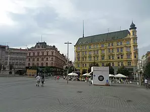 la piazza centrale di brno