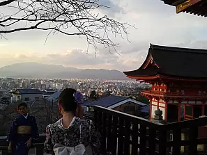 vista dal tempio kiyomizudera a kyoto