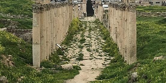 le rovine romane di jerash