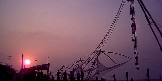 tramonto a Fort Cochin