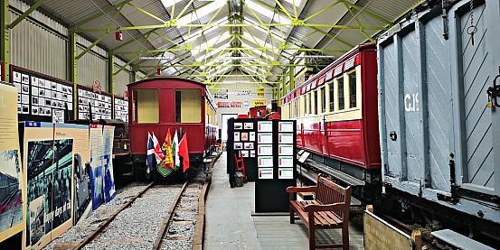 all'interno del museo ferroviario di port erin-purt Çhiarn 2