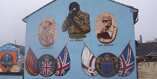 Belfast, murale di Shankill Road