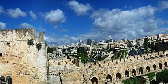 jerusalem vecchia. le antiche mura.