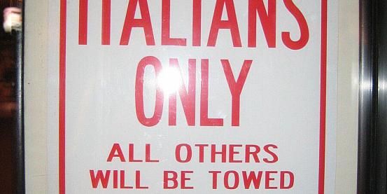 parcheggio per italiani in un ristorante di las vegas