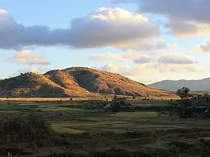tramonto sulle colline malagasy