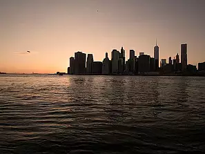 tramonto su manhattan - nyc