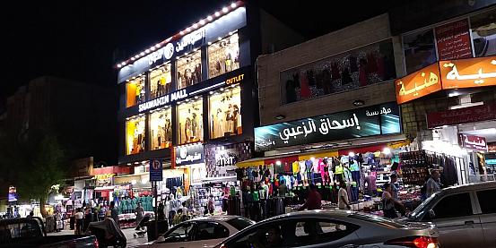 Traffico e luci ad Aqaba