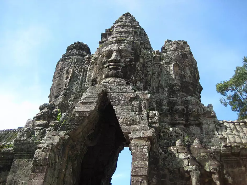 angkor, porta d'ingresso ad angkor thom 2