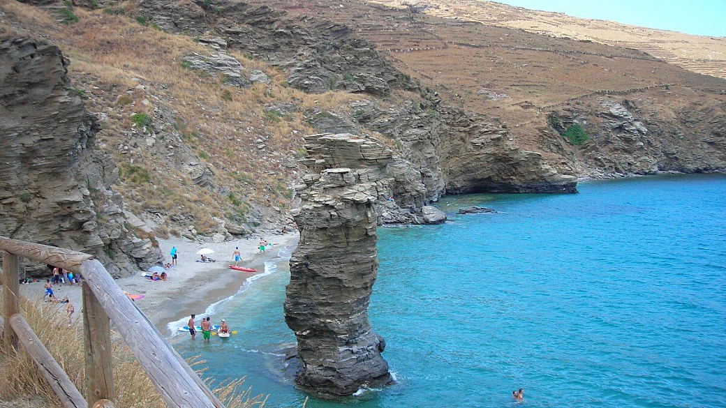 isola di andros e atene