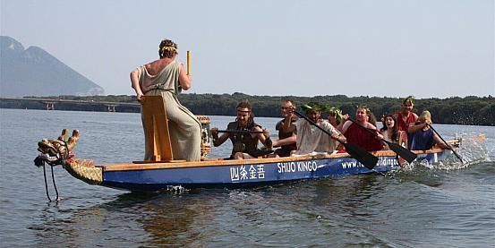 backstage dei popoli del mare: canottieri di sabaudia!