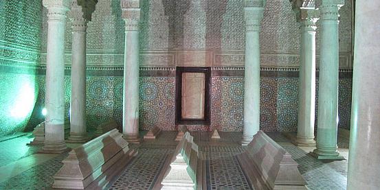 marrakech tombe saadiane uomini