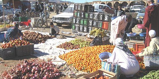 Mercato berbero a Ourzazate