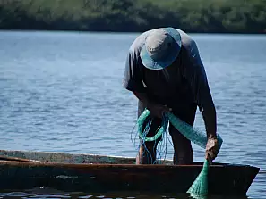 pesca in laguna-barra de potosi'