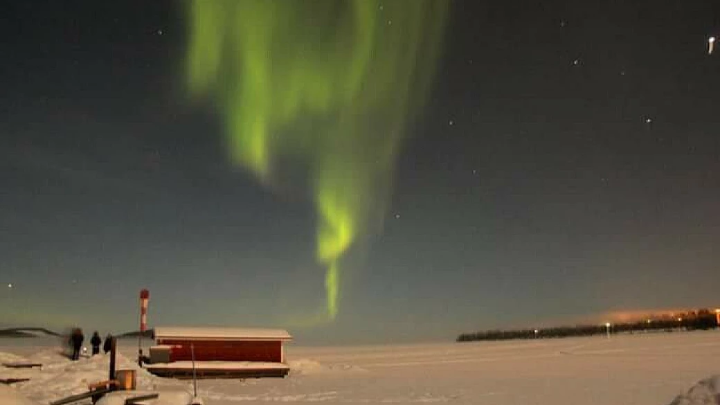 nella lapponia finlandese a caccia dell'aurora boreale