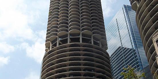 uno dei grattacieli di chicago